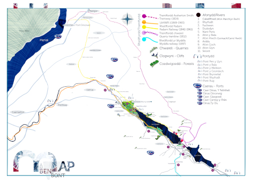 Map 'A fo ben bid bont'